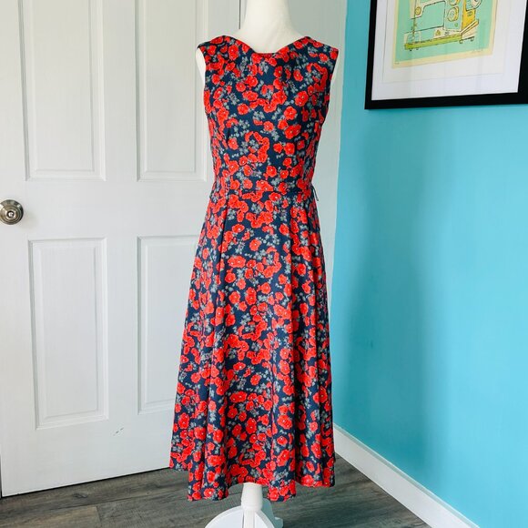NEW with TAGS Eva Franco Zinta Dress in Red Poppy (size 2) - Picture 8 of 15